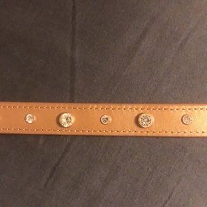 Rose gold rhinestone dog collar!